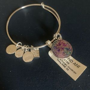 Alex and Ani NEW with tags silver bracelet